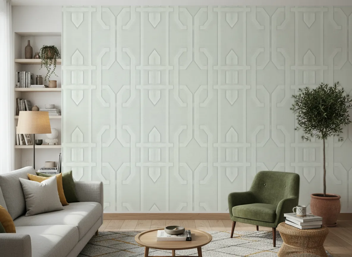 Polyform Eos Allure — Salon z zielonym fotelem