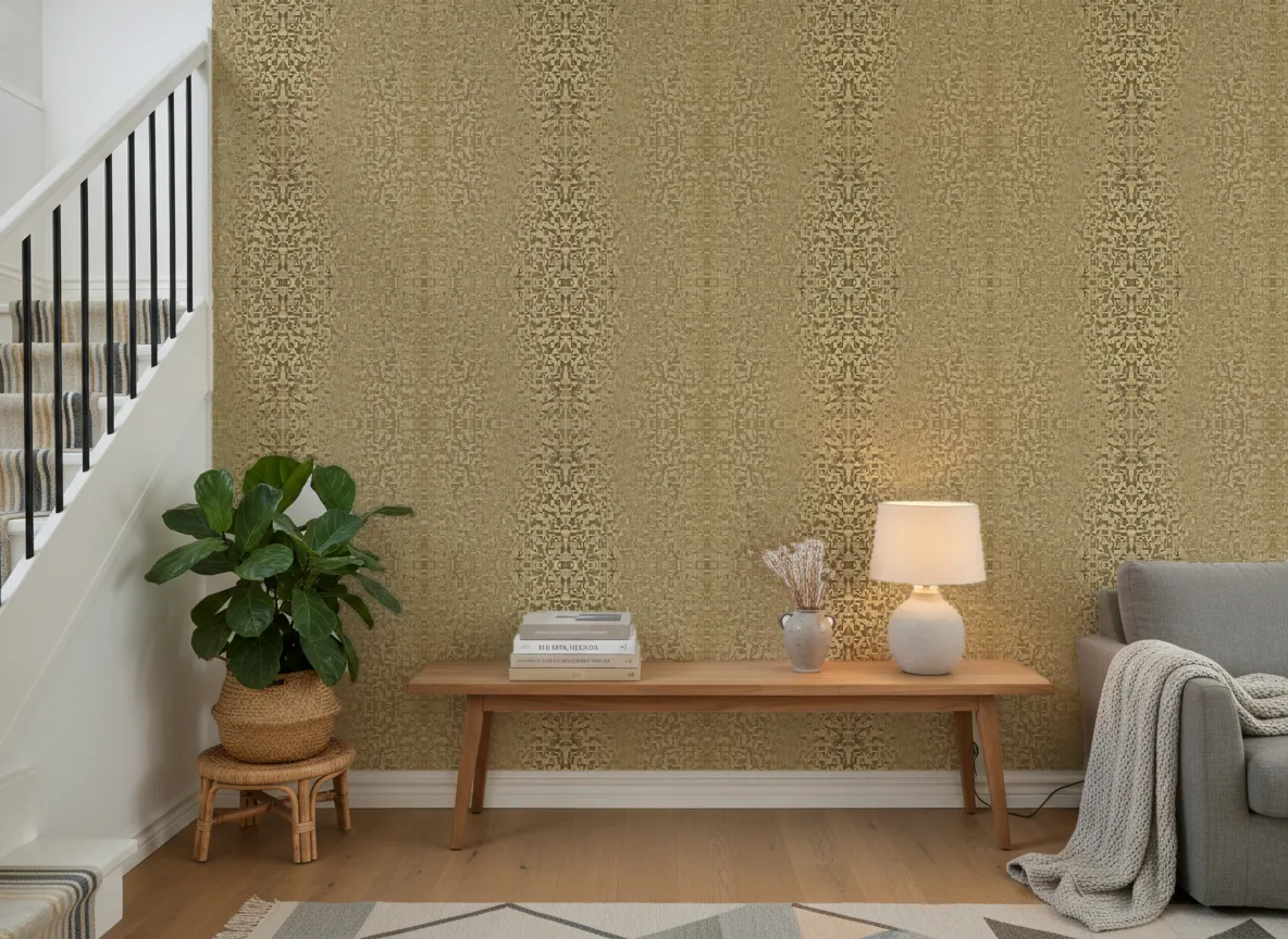 Veladero Textures Metalliques — Hol ze schodami w domu
