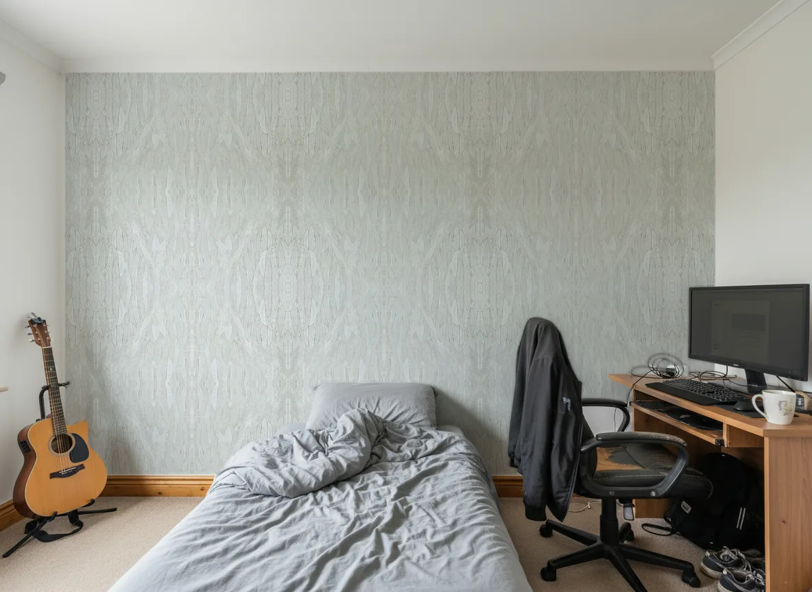 Cinerea Nature Precieuse – Textures — Pokój nastolatka — ściana za łóżkiem