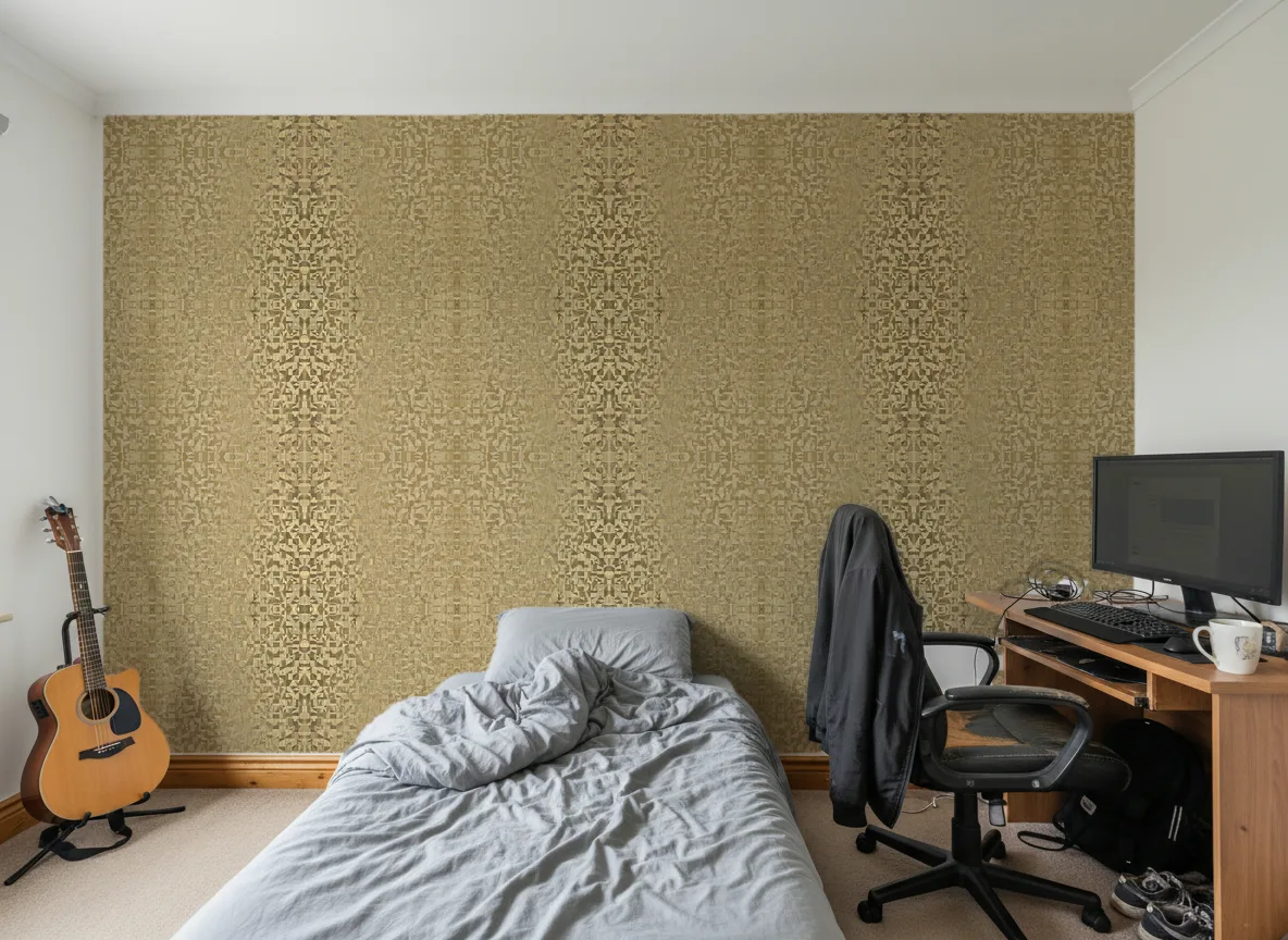 Veladero Textures Metalliques — Pokój nastolatka — ściana za łóżkiem
