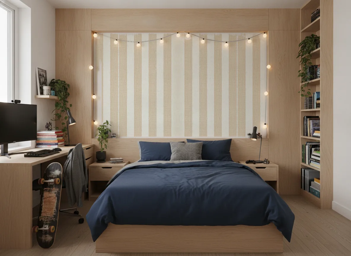 Opio — Pokój nastolatka — ściana za łóżkiem