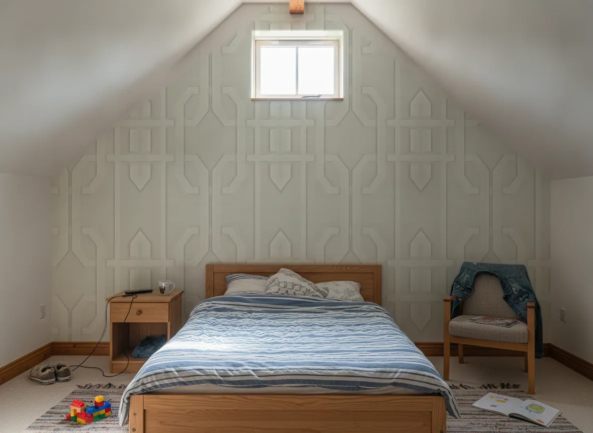 Polyform Eos Allure — Sypialnia na poddaszu — ściana szczytowa