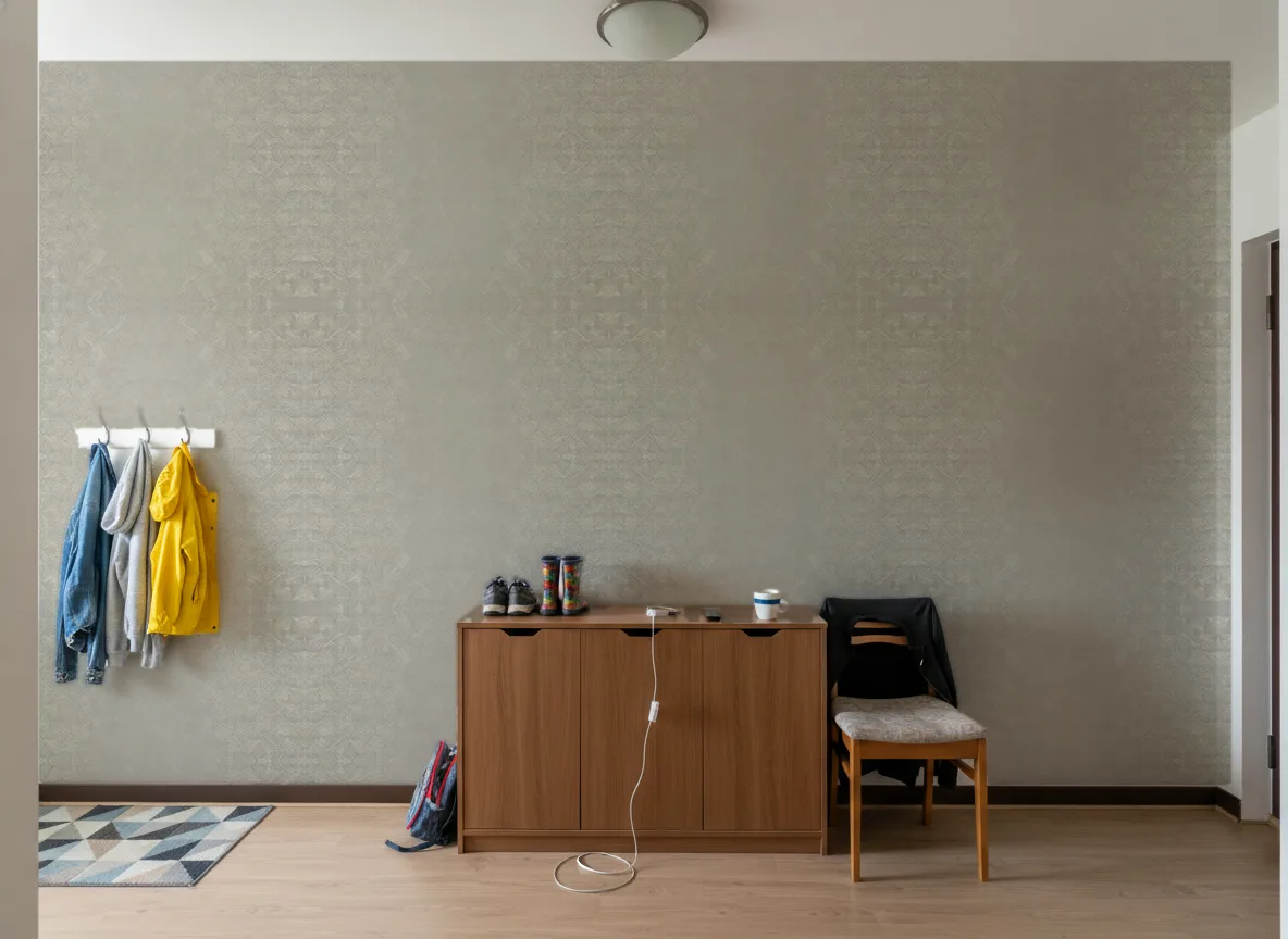 Songket Nature Precieuse – Textures — Przedpokój — długa ściana