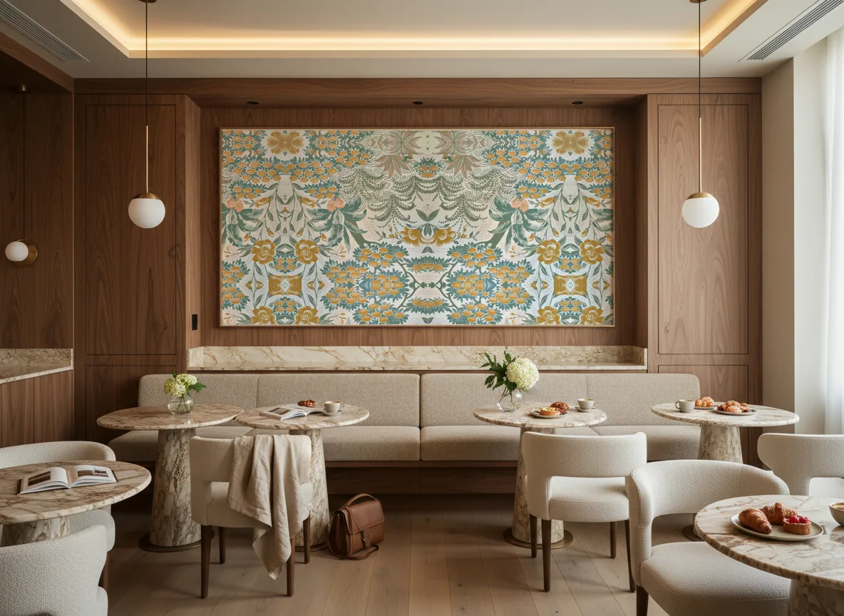 Alba Ete Indien — Restauracja hotelowa — pole nad ławą
