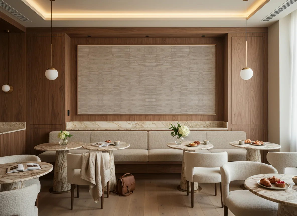 Alchemilla Feroe — Restauracja hotelowa — pole nad ławą
