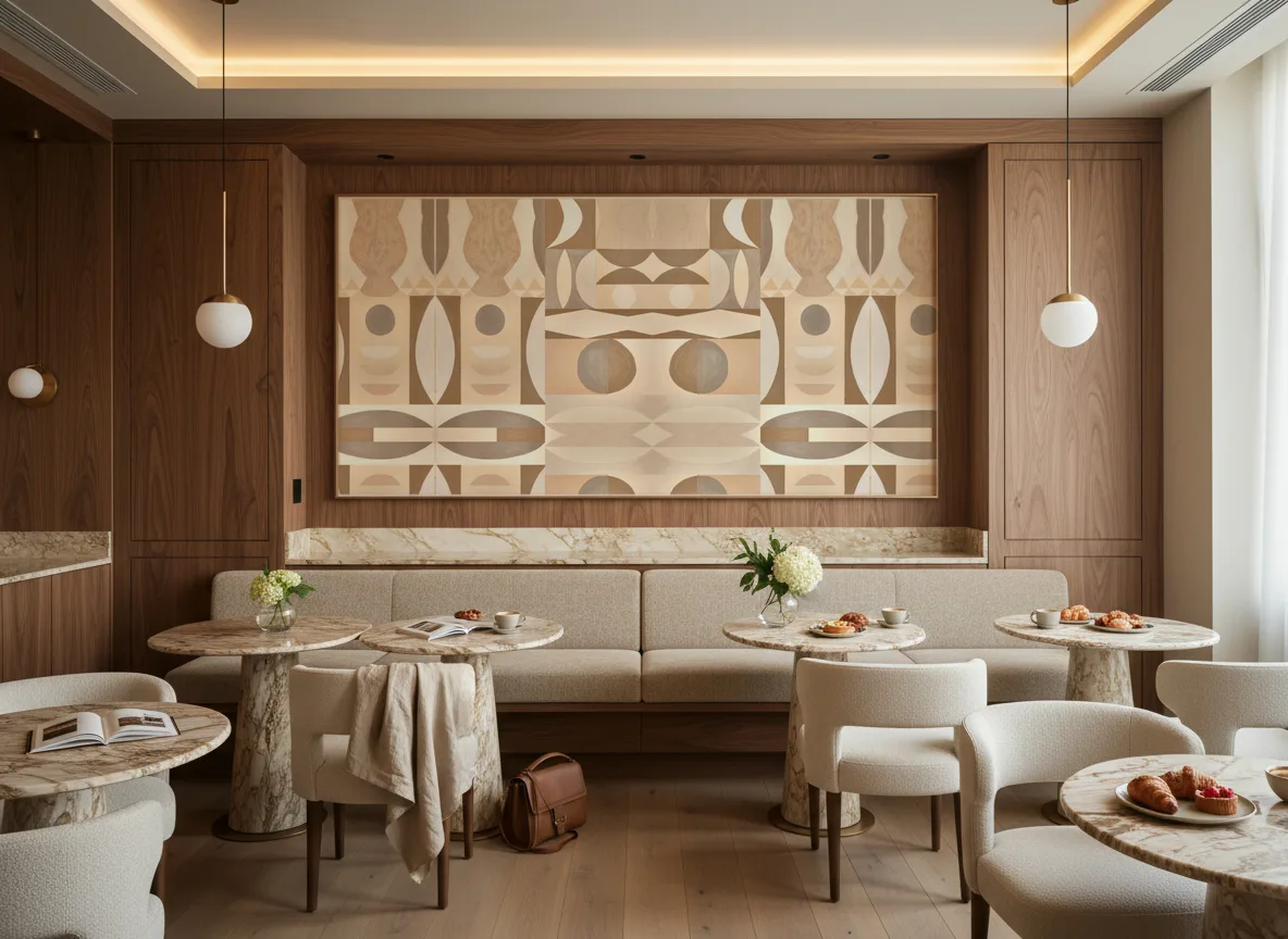 Auguste — Restauracja hotelowa — pole nad ławą
