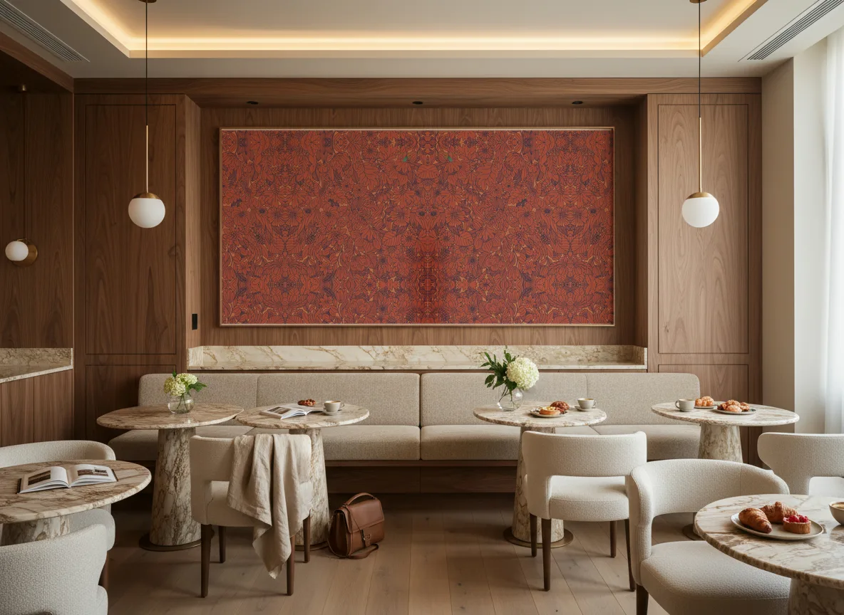 Dahlia Ete Indien — Restauracja hotelowa — pole nad ławą
