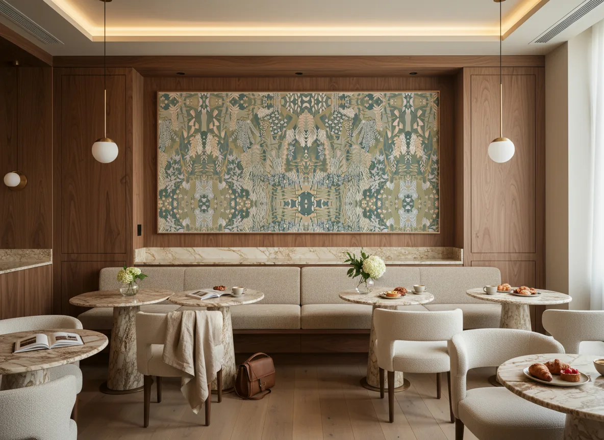 Erica Jardin Felicia — Restauracja hotelowa — pole nad ławą