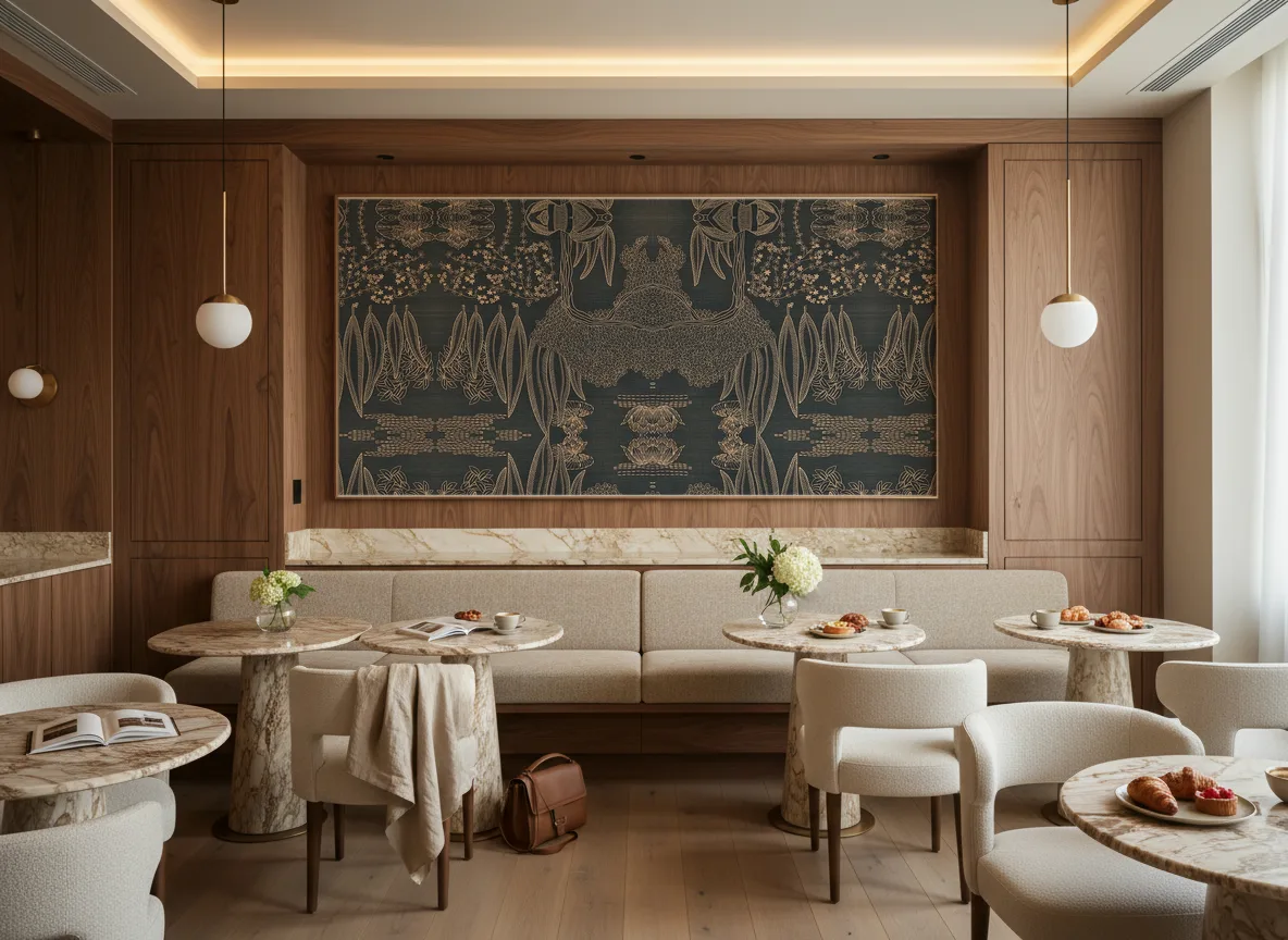 Hasu — Restauracja hotelowa — pole nad ławą