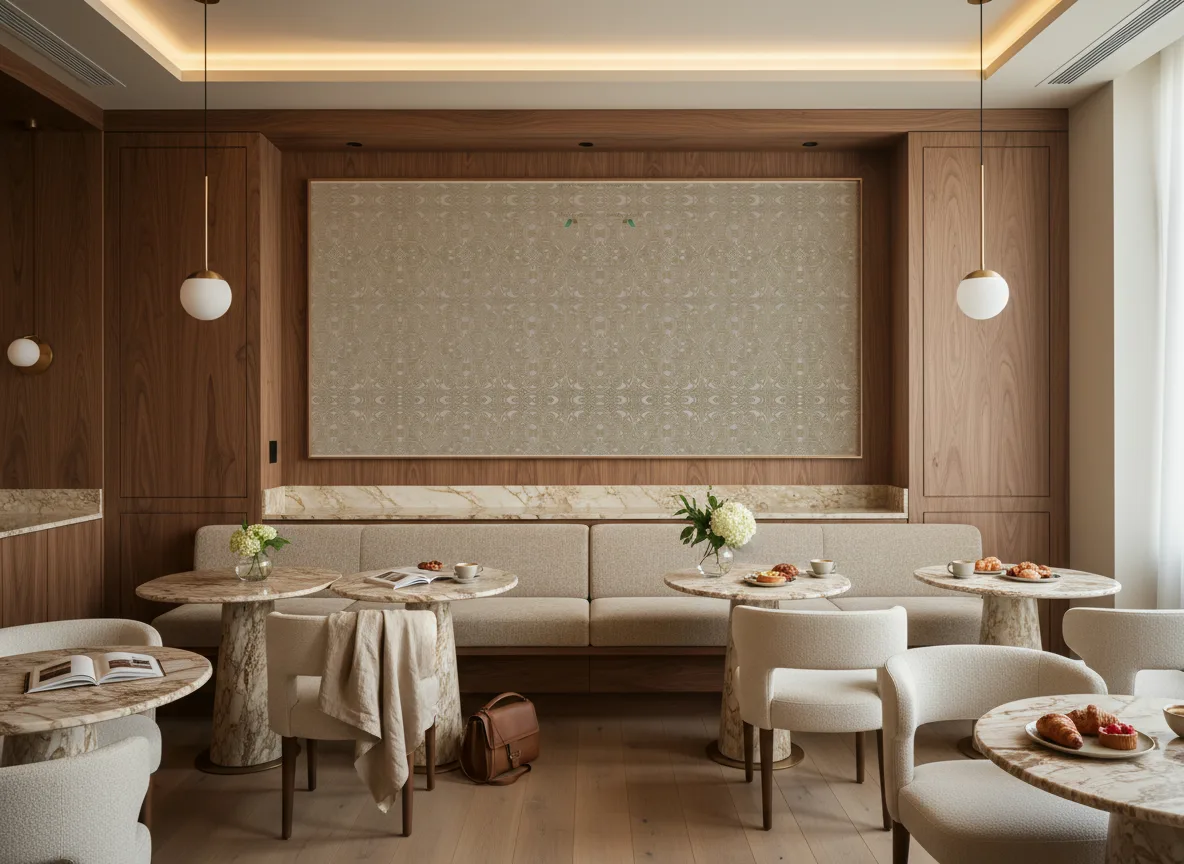 Jali Mansour — Restauracja hotelowa — pole nad ławą