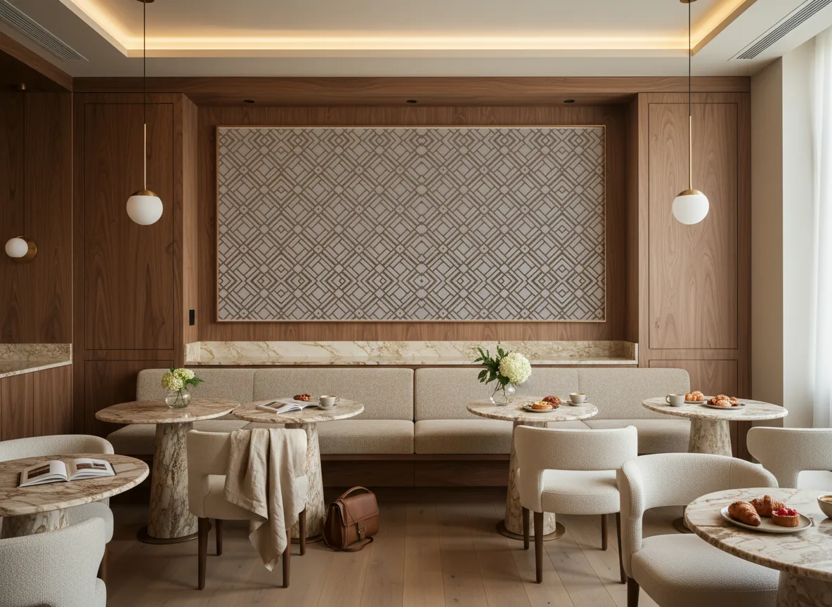 Kheops — Restauracja hotelowa — pole nad ławą