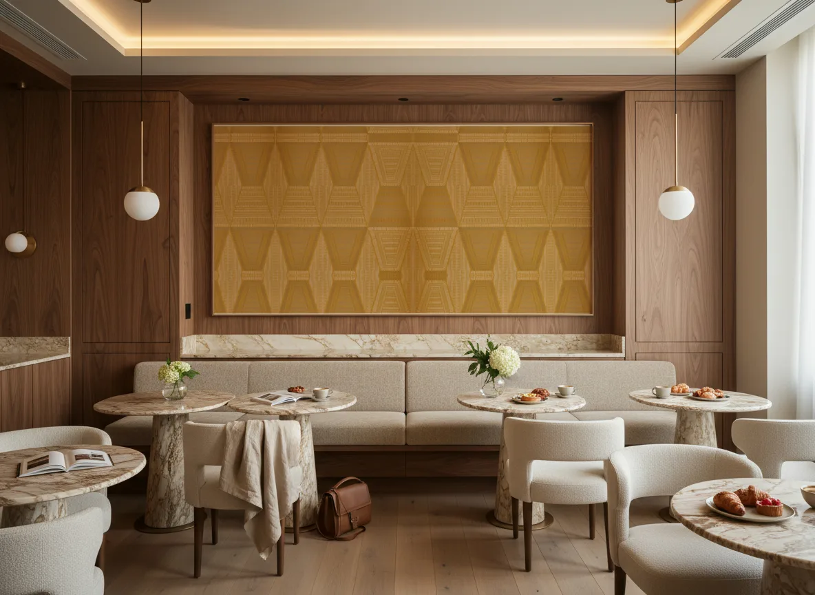 Mirage — Restauracja hotelowa — pole nad ławą
