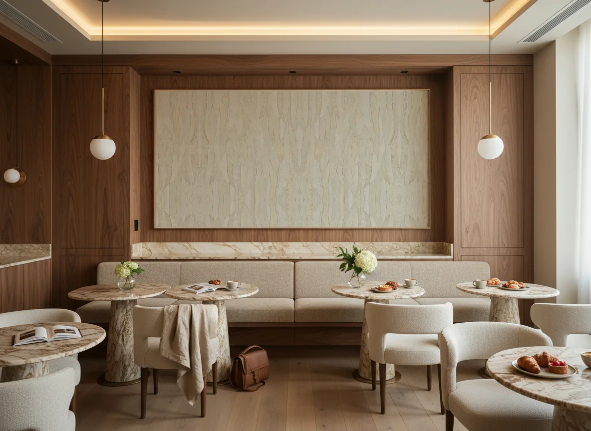 Neluwa — Restauracja hotelowa — pole nad ławą