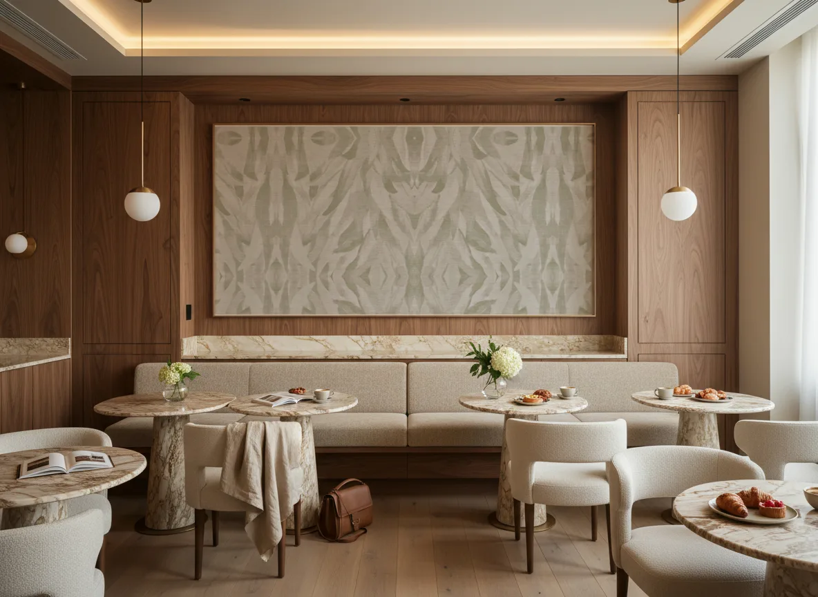 Noline — Restauracja hotelowa — pole nad ławą