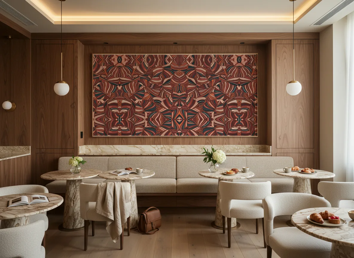 Pachira — Restauracja hotelowa — pole nad ławą