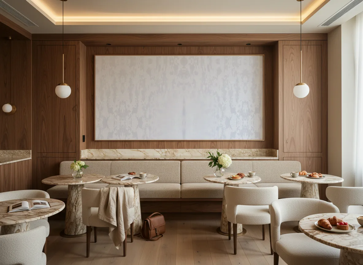 Precioza — Restauracja hotelowa — pole nad ławą