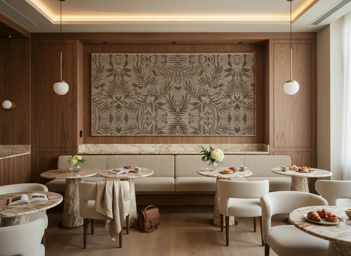 Salix Feroe — Restauracja hotelowa — pole nad ławą