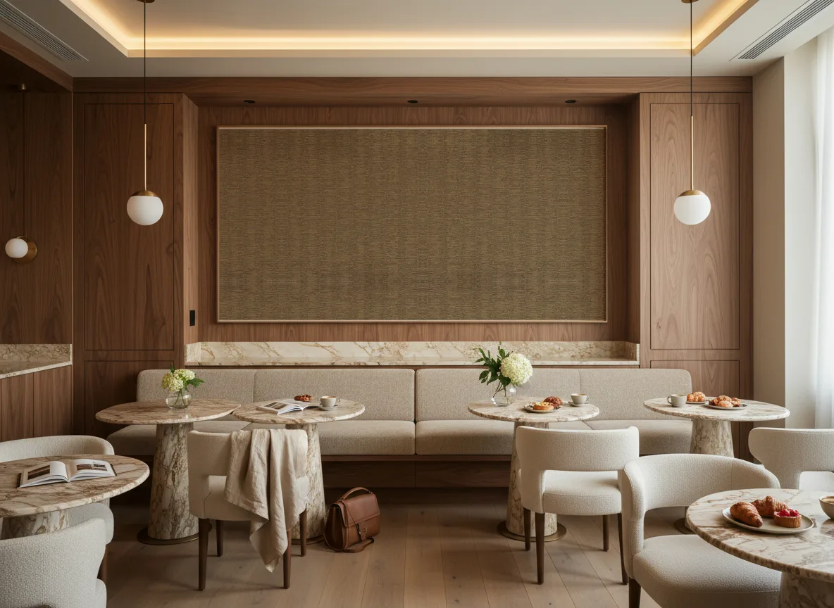 Scandium — Restauracja hotelowa — pole nad ławą