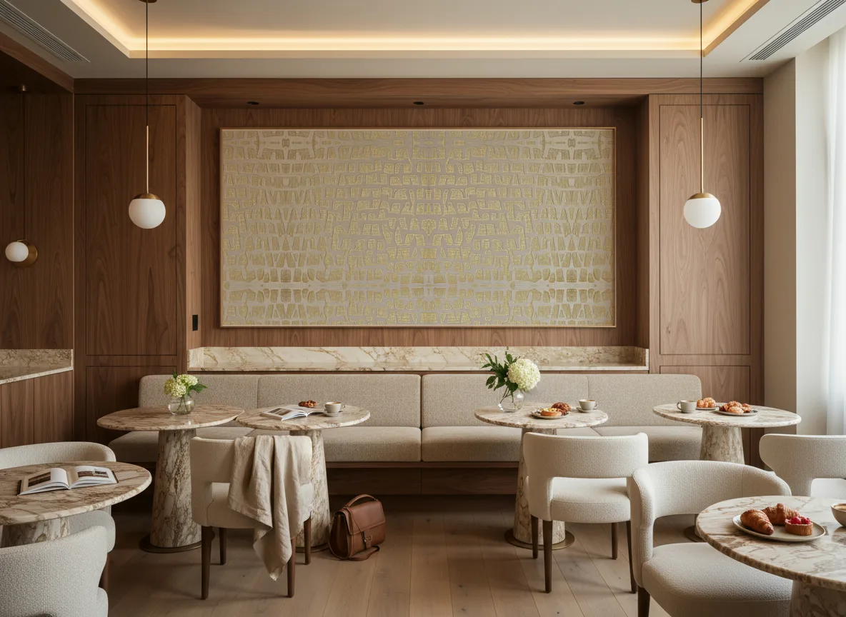Serti — Restauracja hotelowa — pole nad ławą