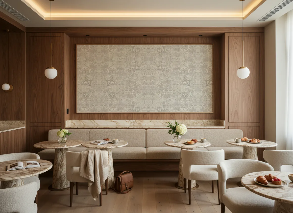 Concept Vintage — Restauracja hotelowa — pole nad ławą