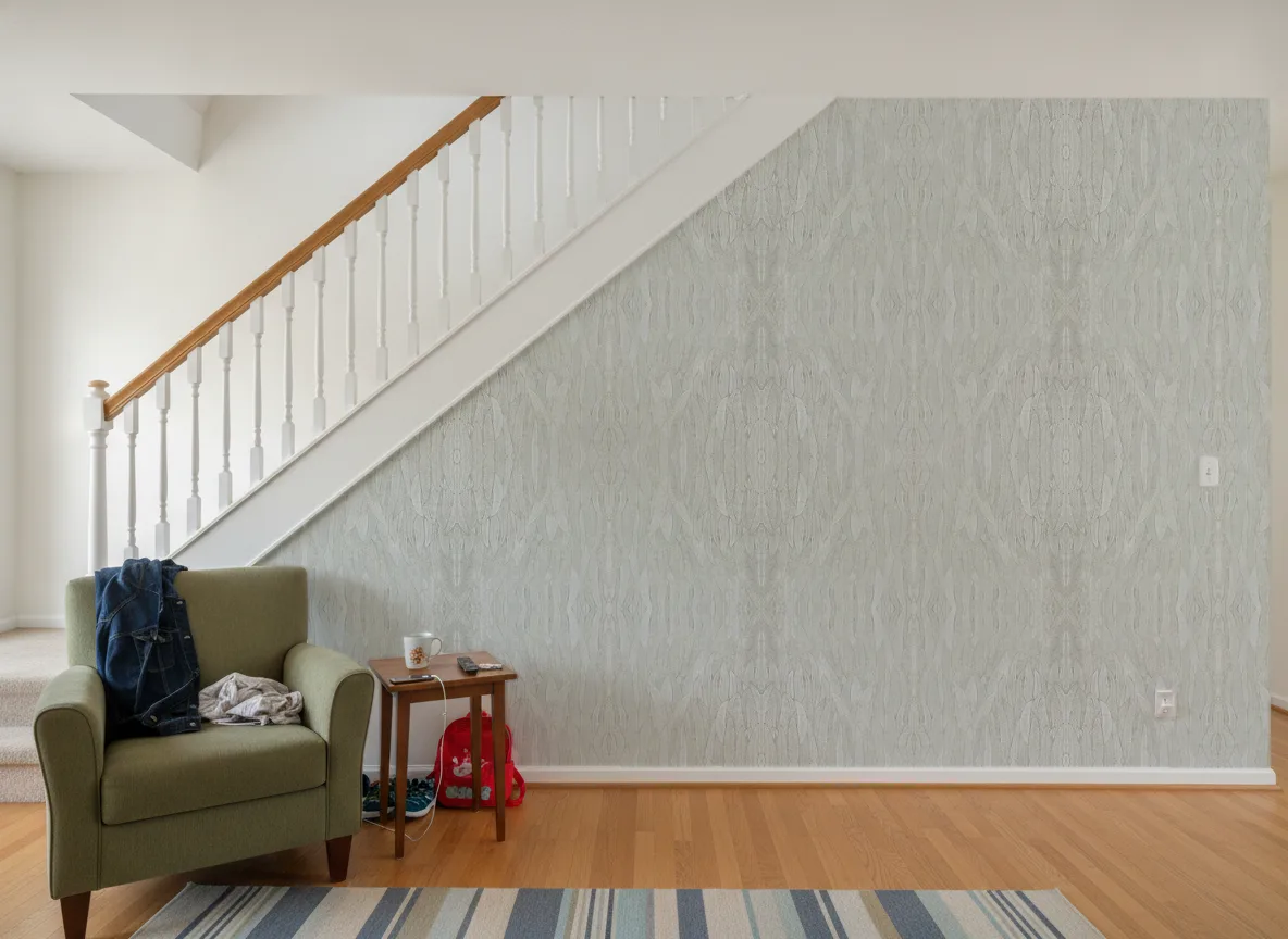 Cinerea Nature Precieuse – Textures — Schody w domu — ściana wzdłuż biegu