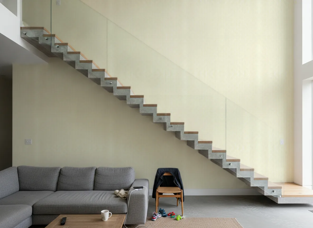 Nereides Magnitude – Textures — Schody wspornikowe — ściana na dwie kondygnacje